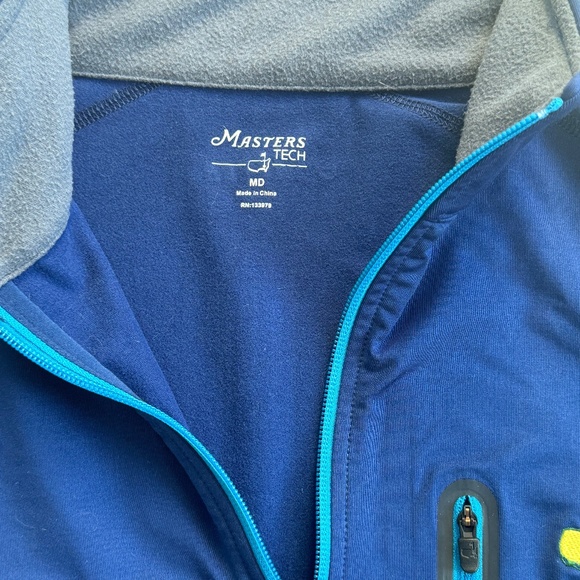 Master's Golf, 1/4 zip pullover, Size Medium, Blue - Picture 3 of 8